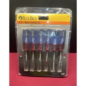 Buck Bros‎ 6 PC Wood Carving Set No 306